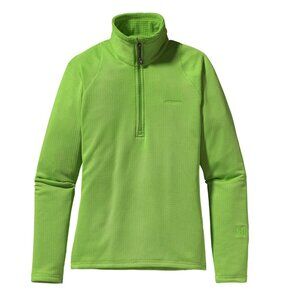 Patagonia R1 Regulator 1/2 Zip Green Waffle Grid Fleece Jacket 40106 Men’s Large